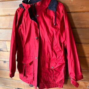 Pacific Trail Red Jacket with navy Details